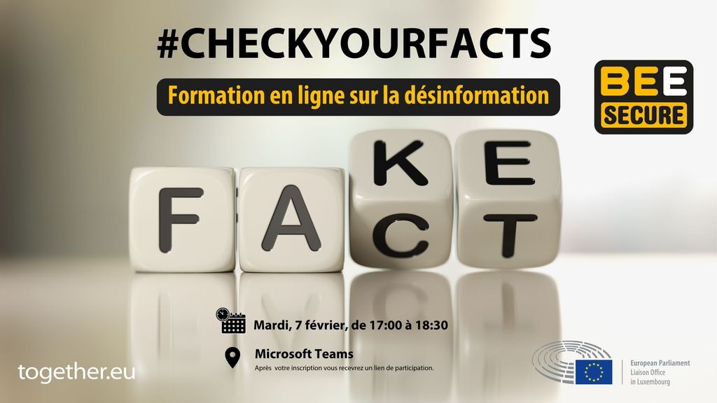 #Checkyourfacts : formation sur la désinformation